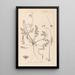 Herbier de la flore française Pl0087 - Louis Antoine Cusin — framed artwork on a wall