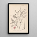 Herbier de la flore française Pl0088 - Louis Antoine Cusin — framed artwork on a wall