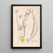 Herbier de la flore française Pl0107 - Louis Antoine Cusin — framed artwork on a wall