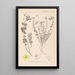 Herbier de la flore française Pl0110 - Louis Antoine Cusin — framed artwork on a wall