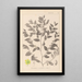 Herbier de la flore française Pl0145 - Louis Antoine Cusin — framed artwork on a wall