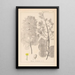 Herbier de la flore française Pl0161 - Louis Antoine Cusin — framed artwork on a wall