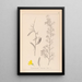 Herbier de la flore française Pl0168 - Louis Antoine Cusin — framed artwork on a wall