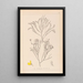 Herbier de la flore française Pl0173 - Louis Antoine Cusin — framed artwork on a wall