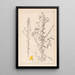 Herbier de la flore française Pl0178 - Louis Antoine Cusin — framed artwork on a wall