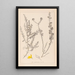 Herbier de la flore française Pl0184 - Louis Antoine Cusin — framed artwork on a wall