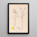 Herbier de la flore française Pl0204 - Louis Antoine Cusin — framed artwork on a wall