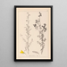 Herbier de la flore française Pl0205 - Louis Antoine Cusin — framed artwork on a wall