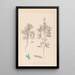 Herbier de la flore française Pl0209 - Louis Antoine Cusin — framed artwork on a wall