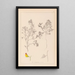 Herbier de la flore française Pl0216 - Louis Antoine Cusin — framed artwork on a wall