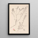 Herbier de la flore française Pl0225 - Louis Antoine Cusin — framed artwork on a wall