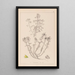 Herbier de la flore française Pl0231 - Louis Antoine Cusin — framed artwork on a wall