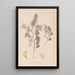 Herbier de la flore française Pl0234 - Louis Antoine Cusin — framed artwork on a wall