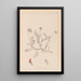 Herbier de la flore française Pl0238 - Louis Antoine Cusin — framed artwork on a wall