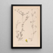 Herbier de la flore française Pl0244 - Louis Antoine Cusin — framed artwork on a wall