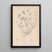 Herbier de la flore française Pl0246 - Louis Antoine Cusin — framed artwork on a wall
