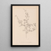 Herbier de la flore française Pl0250 - Louis Antoine Cusin — framed artwork on a wall