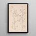 Herbier de la flore française Pl0251 - Louis Antoine Cusin — framed artwork on a wall