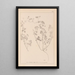 Herbier de la flore française Pl0273 - Louis Antoine Cusin — framed artwork on a wall