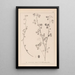 Herbier de la flore française Pl0274 - Louis Antoine Cusin — framed artwork on a wall