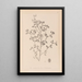 Herbier de la flore française Pl0282 - Louis Antoine Cusin — framed artwork on a wall