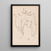 Herbier de la flore française Pl0285 - Louis Antoine Cusin — framed artwork on a wall