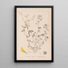 Herbier de la flore française Pl0288 - Louis Antoine Cusin — framed artwork on a wall