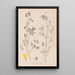 Herbier de la flore française Pl0291 - Louis Antoine Cusin — framed artwork on a wall
