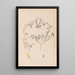 Herbier de la flore française Pl0292 - Louis Antoine Cusin — framed artwork on a wall