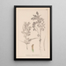 Herbier de la flore française Pl0295 - Louis Antoine Cusin — framed artwork on a wall