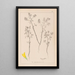 Herbier de la flore française Pl0300 - Louis Antoine Cusin — framed artwork on a wall