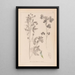 Herbier de la flore française Pl0302 - Louis Antoine Cusin — framed artwork on a wall