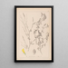 Herbier de la flore française Pl0310 - Louis Antoine Cusin — framed artwork on a wall
