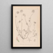 Herbier de la flore française Pl0314 - Louis Antoine Cusin — framed artwork on a wall