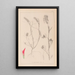 Herbier de la flore française Pl0319 - Louis Antoine Cusin — framed artwork on a wall