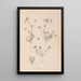 Herbier de la flore française Pl0323 - Louis Antoine Cusin — framed artwork on a wall