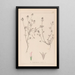 Herbier de la flore française Pl0330 - Louis Antoine Cusin — framed artwork on a wall