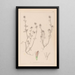 Herbier de la flore française Pl0332 - Louis Antoine Cusin — framed artwork on a wall