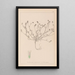 Herbier de la flore française Pl0335 - Louis Antoine Cusin — framed artwork on a wall
