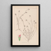 Herbier de la flore française Pl0339 - Louis Antoine Cusin — framed artwork on a wall