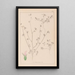 Herbier de la flore française Pl0341 - Louis Antoine Cusin — framed artwork on a wall
