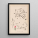 Herbier de la flore française Pl0344 - Louis Antoine Cusin — framed artwork on a wall