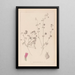Herbier de la flore française Pl0345 - Louis Antoine Cusin — framed artwork on a wall