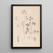 Herbier de la flore française Pl0348 - Louis Antoine Cusin — framed artwork on a wall