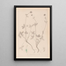 Herbier de la flore française Pl0352 - Louis Antoine Cusin — framed artwork on a wall