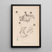 Herbier de la flore française Pl0356 - Louis Antoine Cusin — framed artwork on a wall