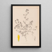 Herbier de la flore française Pl0368 - Louis Antoine Cusin — framed artwork on a wall