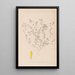 Herbier de la flore française Pl0369 - Louis Antoine Cusin — framed artwork on a wall