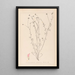 Herbier de la flore française Pl0373 - Louis Antoine Cusin — framed artwork on a wall