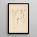 Herbier de la flore française Pl0386 - Louis Antoine Cusin — framed artwork on a wall